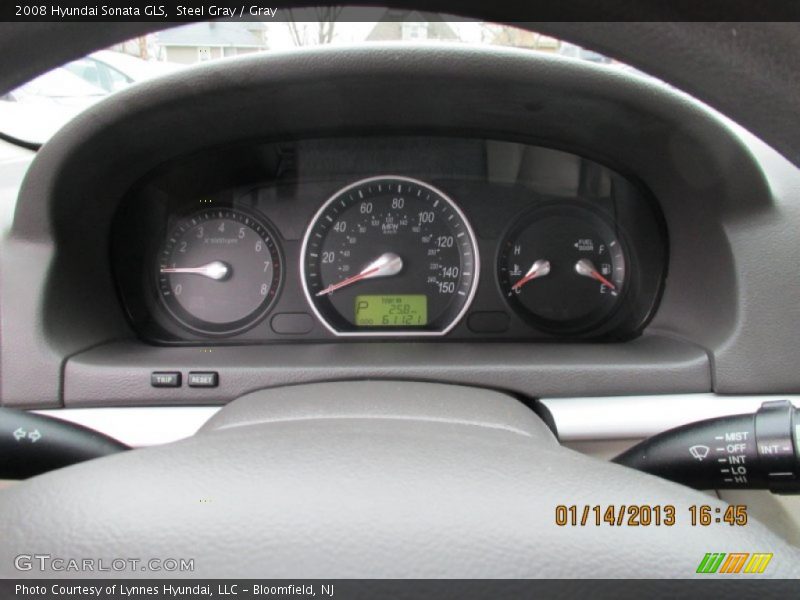 Steel Gray / Gray 2008 Hyundai Sonata GLS