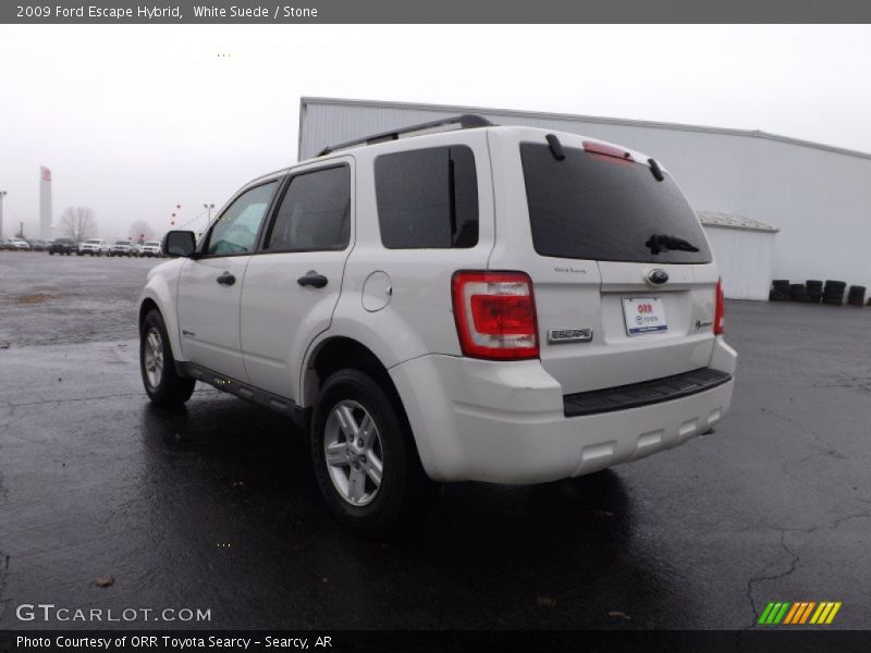 White Suede / Stone 2009 Ford Escape Hybrid