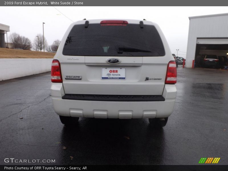 White Suede / Stone 2009 Ford Escape Hybrid