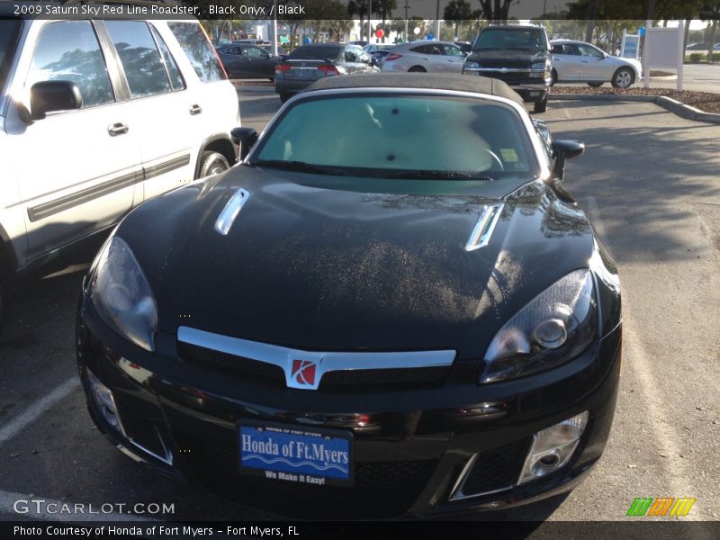 Black Onyx / Black 2009 Saturn Sky Red Line Roadster