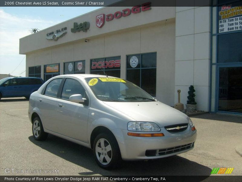 Cosmic Silver / Charcoal 2006 Chevrolet Aveo LS Sedan