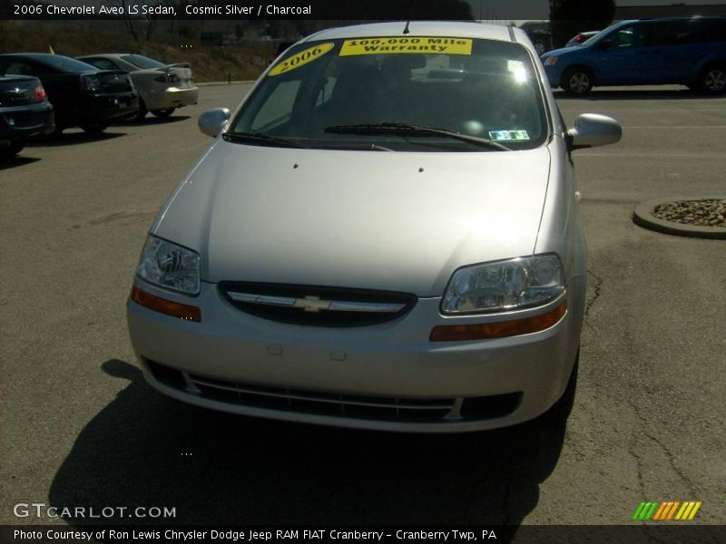 Cosmic Silver / Charcoal 2006 Chevrolet Aveo LS Sedan