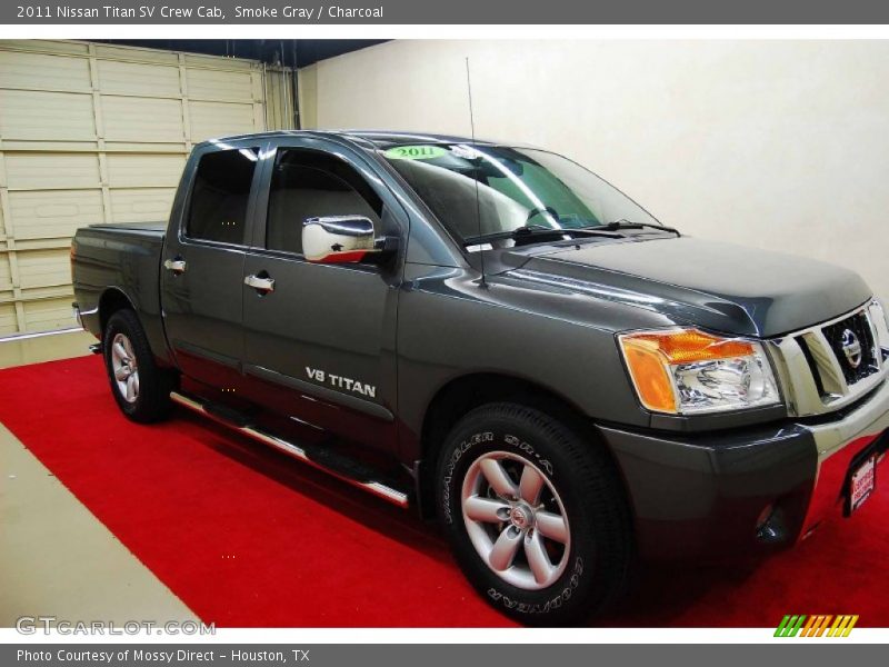 Smoke Gray / Charcoal 2011 Nissan Titan SV Crew Cab