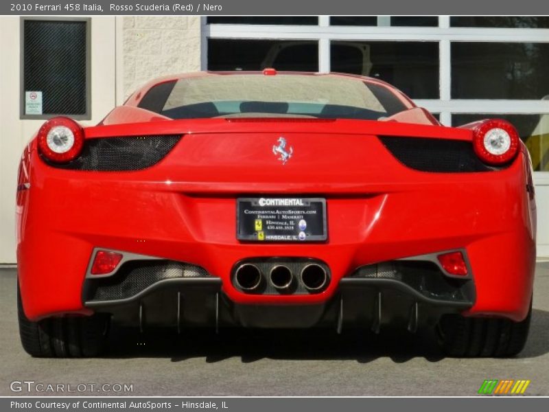 Rosso Scuderia (Red) / Nero 2010 Ferrari 458 Italia
