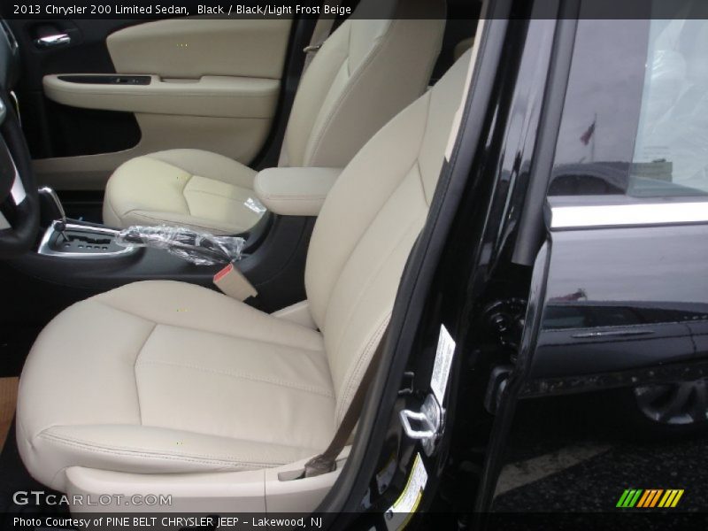 Black / Black/Light Frost Beige 2013 Chrysler 200 Limited Sedan