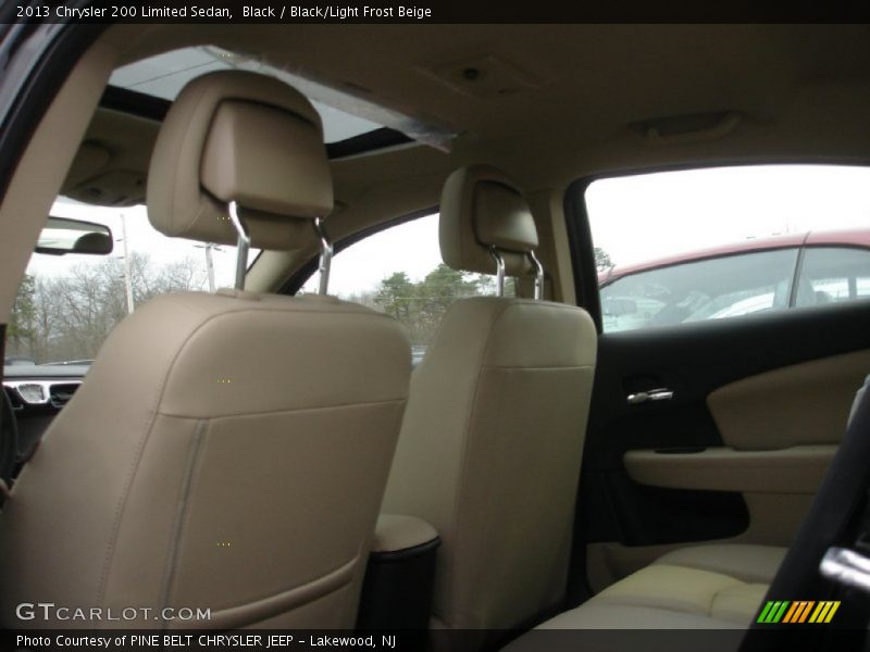 Black / Black/Light Frost Beige 2013 Chrysler 200 Limited Sedan