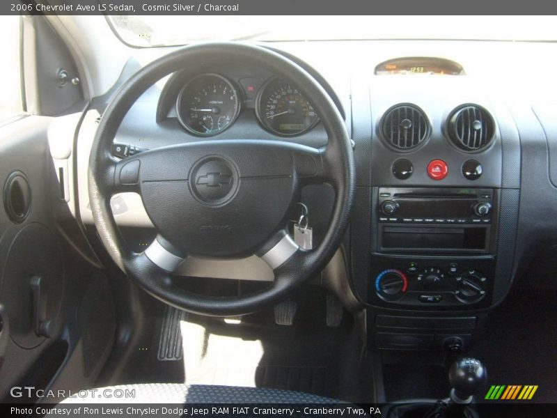 Cosmic Silver / Charcoal 2006 Chevrolet Aveo LS Sedan