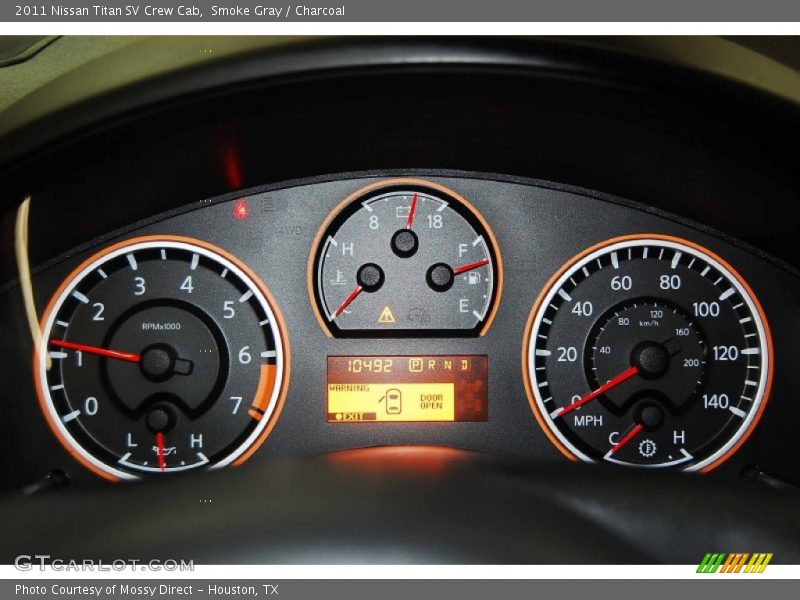 Smoke Gray / Charcoal 2011 Nissan Titan SV Crew Cab