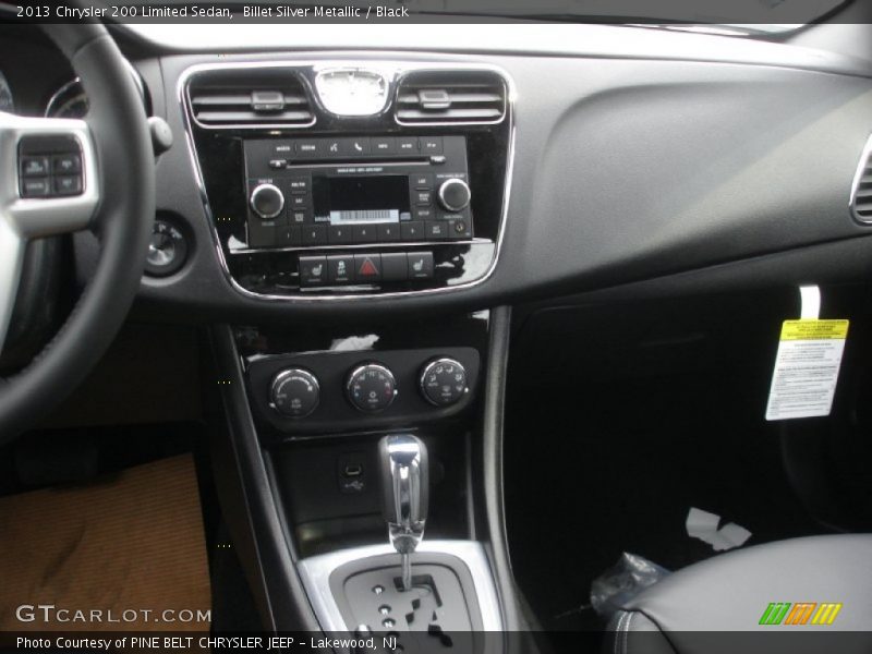 Billet Silver Metallic / Black 2013 Chrysler 200 Limited Sedan