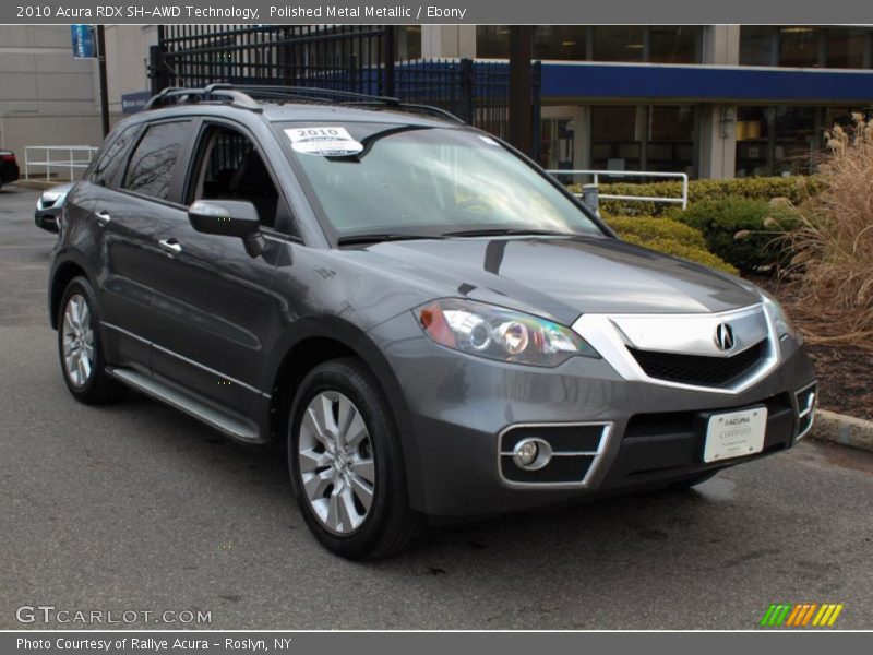 Polished Metal Metallic / Ebony 2010 Acura RDX SH-AWD Technology