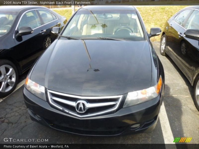 Nighthawk Black Pearl / Parchment 2006 Acura TSX Sedan
