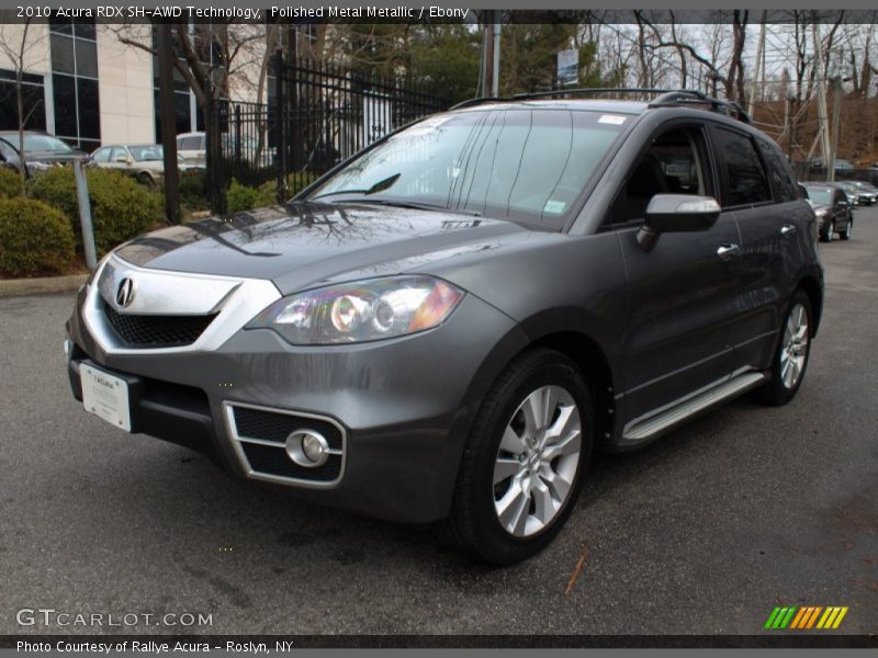 Polished Metal Metallic / Ebony 2010 Acura RDX SH-AWD Technology