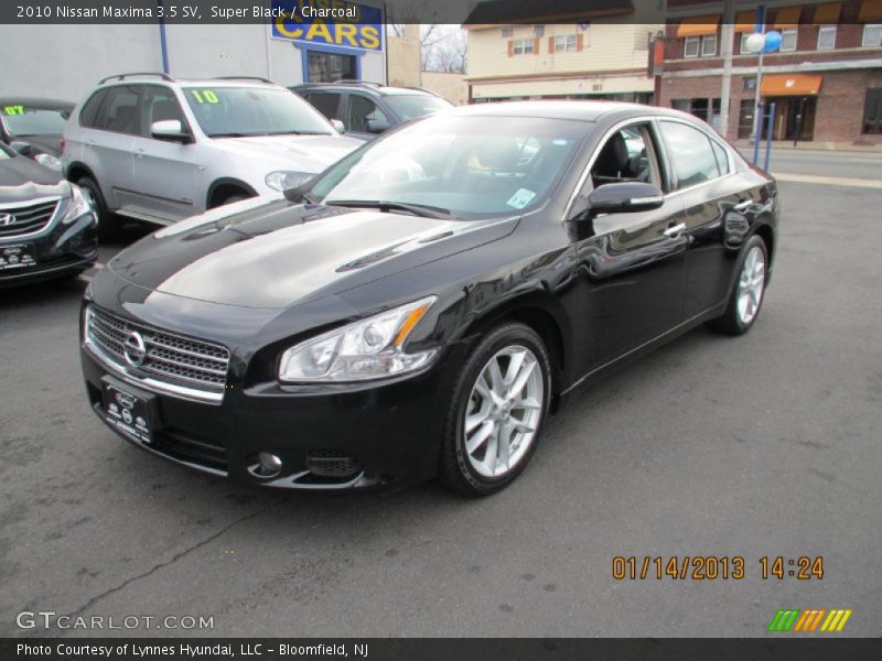 Super Black / Charcoal 2010 Nissan Maxima 3.5 SV