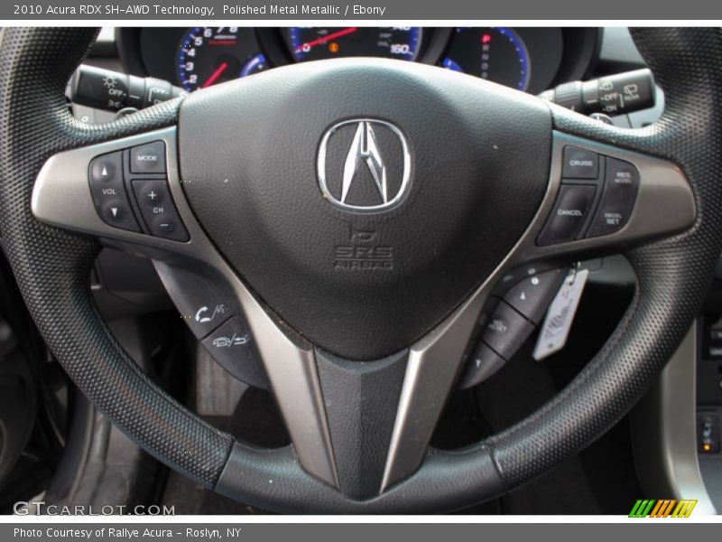 Polished Metal Metallic / Ebony 2010 Acura RDX SH-AWD Technology