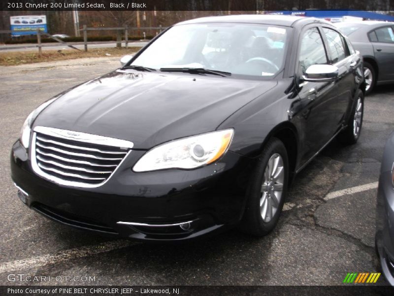 Black / Black 2013 Chrysler 200 Limited Sedan