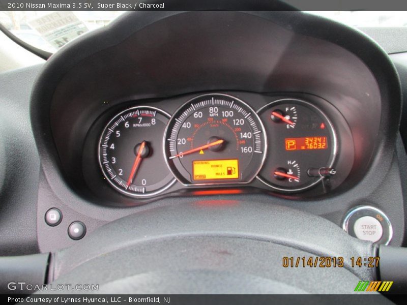 Super Black / Charcoal 2010 Nissan Maxima 3.5 SV