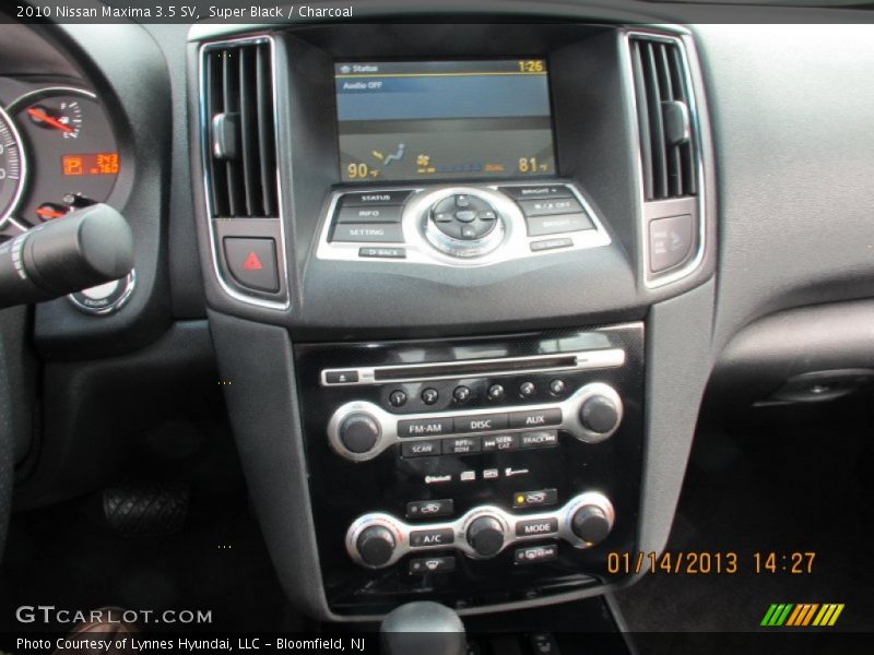 Super Black / Charcoal 2010 Nissan Maxima 3.5 SV