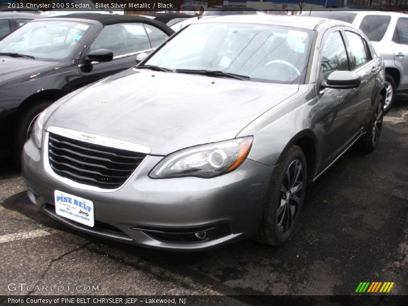 Billet Silver Metallic / Black 2013 Chrysler 200 S Sedan