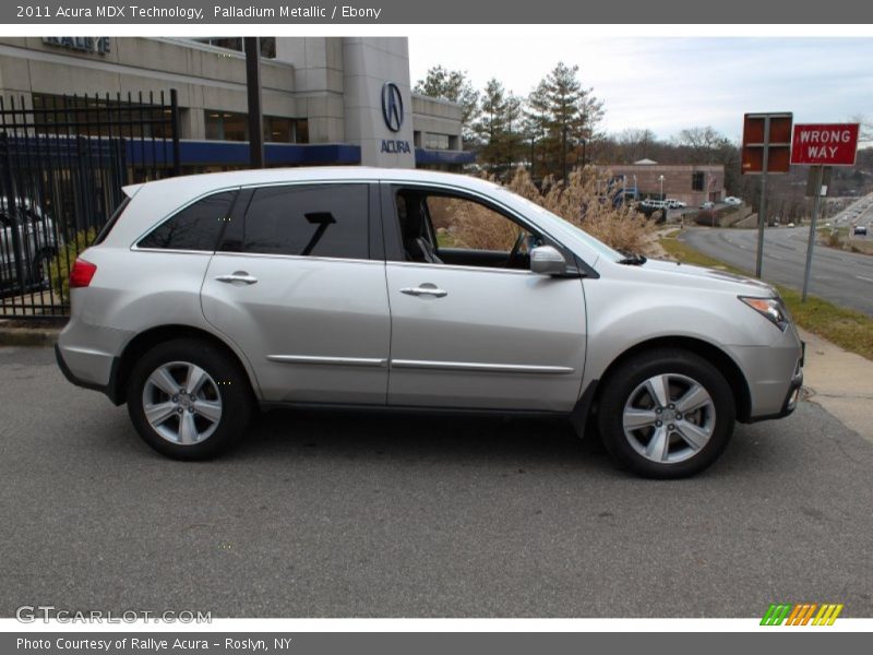 Palladium Metallic / Ebony 2011 Acura MDX Technology