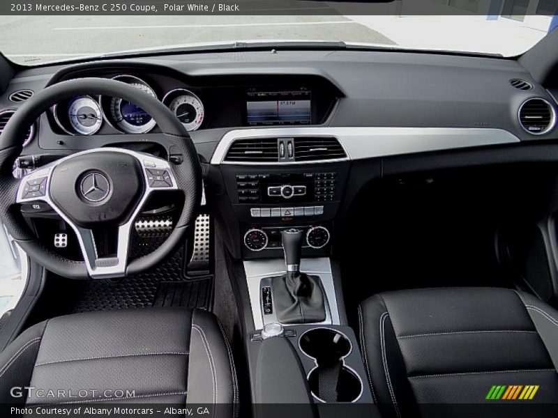 Polar White / Black 2013 Mercedes-Benz C 250 Coupe