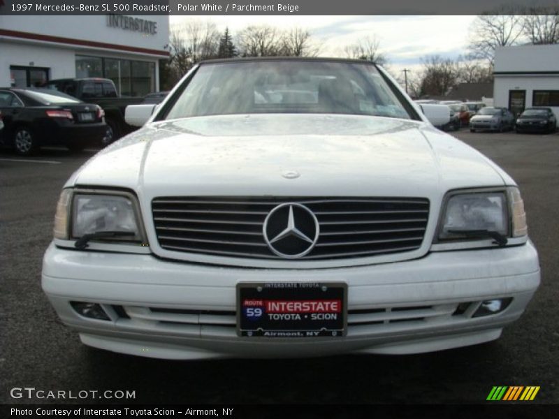 Polar White / Parchment Beige 1997 Mercedes-Benz SL 500 Roadster