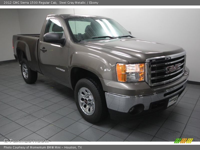 Steel Gray Metallic / Ebony 2012 GMC Sierra 1500 Regular Cab