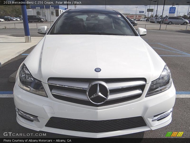 Polar White / Black 2013 Mercedes-Benz C 250 Coupe