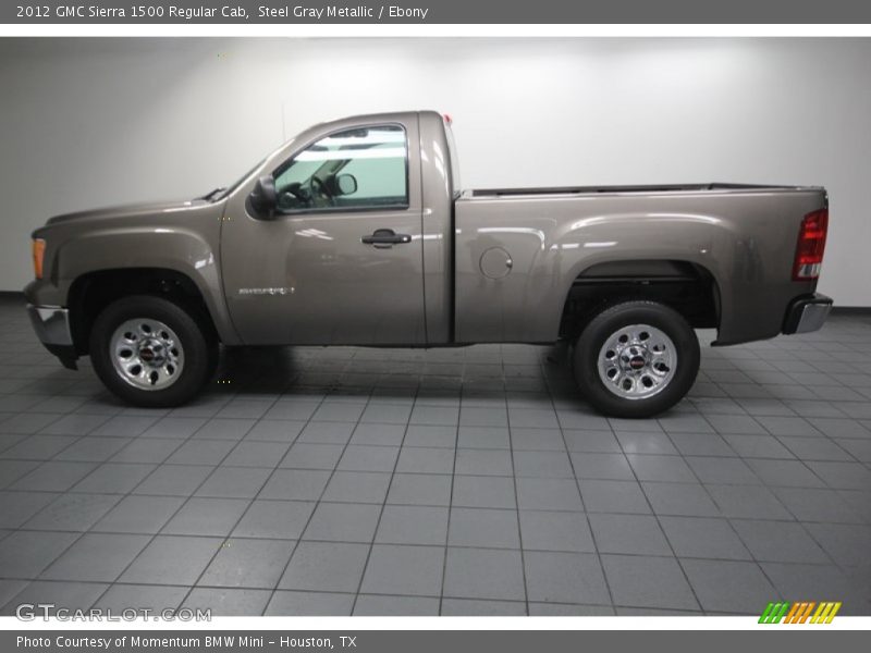 Steel Gray Metallic / Ebony 2012 GMC Sierra 1500 Regular Cab