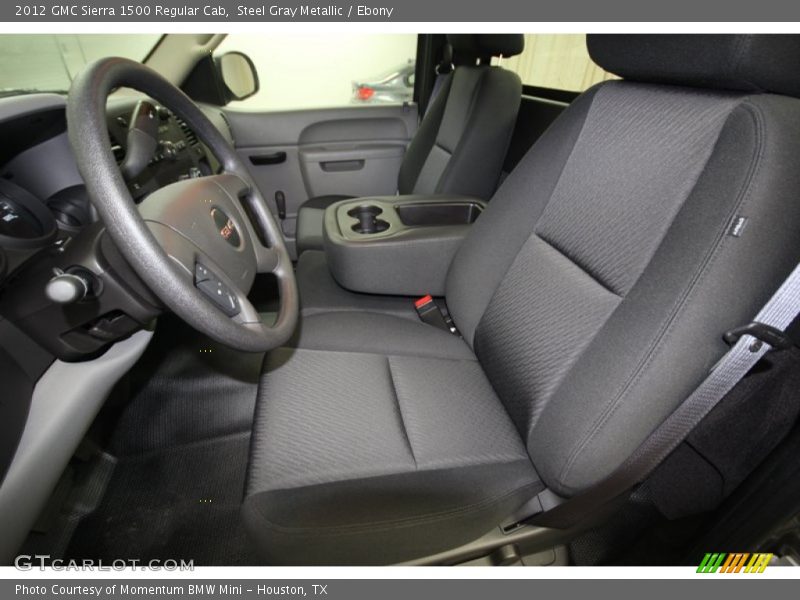 Steel Gray Metallic / Ebony 2012 GMC Sierra 1500 Regular Cab