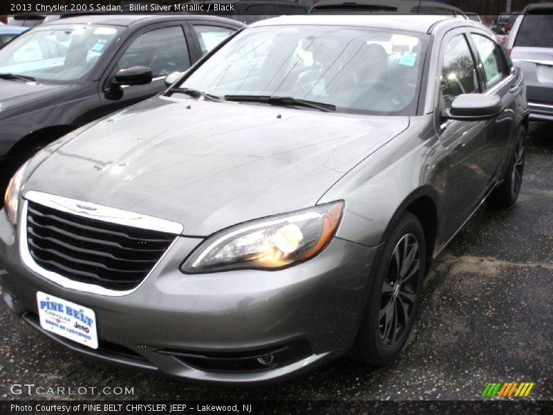 Billet Silver Metallic / Black 2013 Chrysler 200 S Sedan