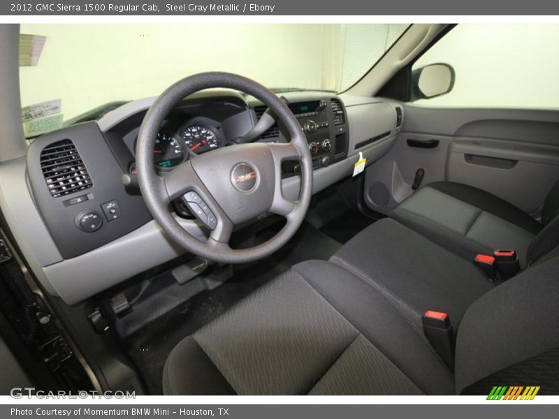 Steel Gray Metallic / Ebony 2012 GMC Sierra 1500 Regular Cab