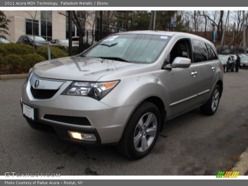 Palladium Metallic / Ebony 2011 Acura MDX Technology