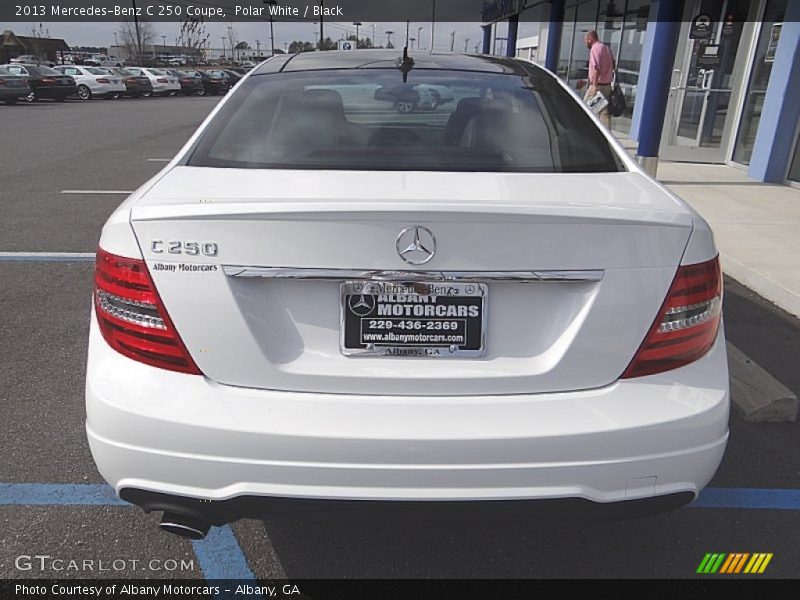 Polar White / Black 2013 Mercedes-Benz C 250 Coupe