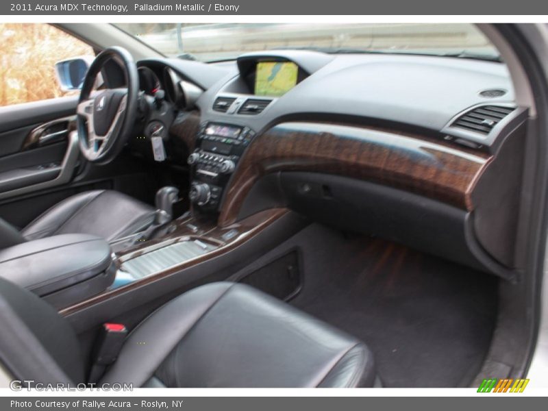 Palladium Metallic / Ebony 2011 Acura MDX Technology