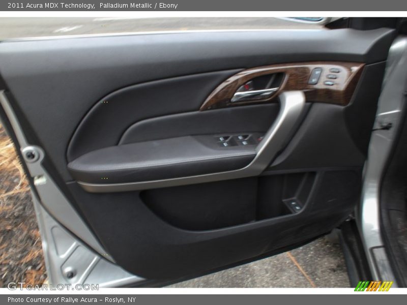 Palladium Metallic / Ebony 2011 Acura MDX Technology