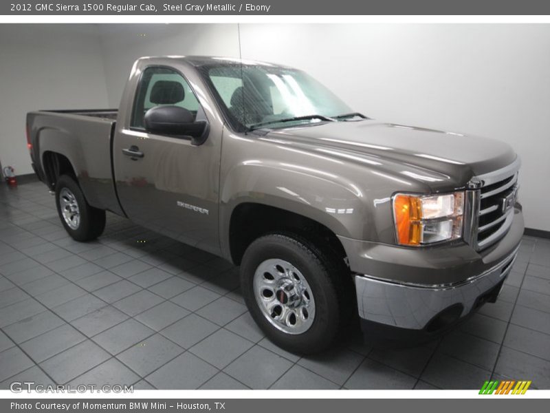 Steel Gray Metallic / Ebony 2012 GMC Sierra 1500 Regular Cab