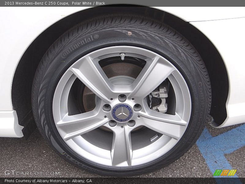 Polar White / Black 2013 Mercedes-Benz C 250 Coupe