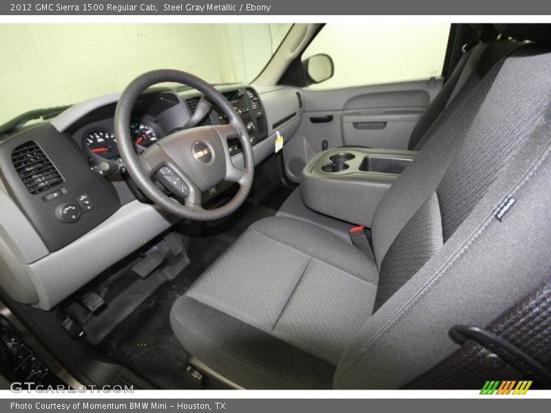 Steel Gray Metallic / Ebony 2012 GMC Sierra 1500 Regular Cab