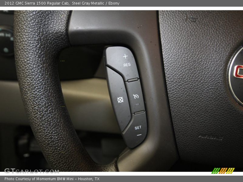Steel Gray Metallic / Ebony 2012 GMC Sierra 1500 Regular Cab