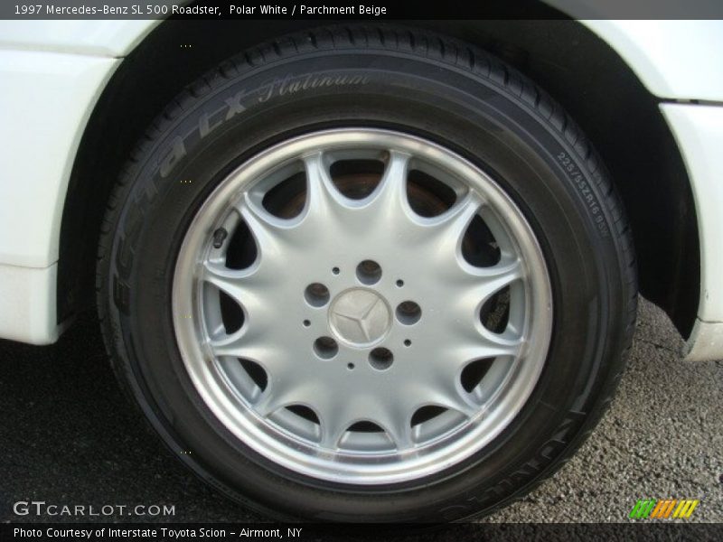 Polar White / Parchment Beige 1997 Mercedes-Benz SL 500 Roadster