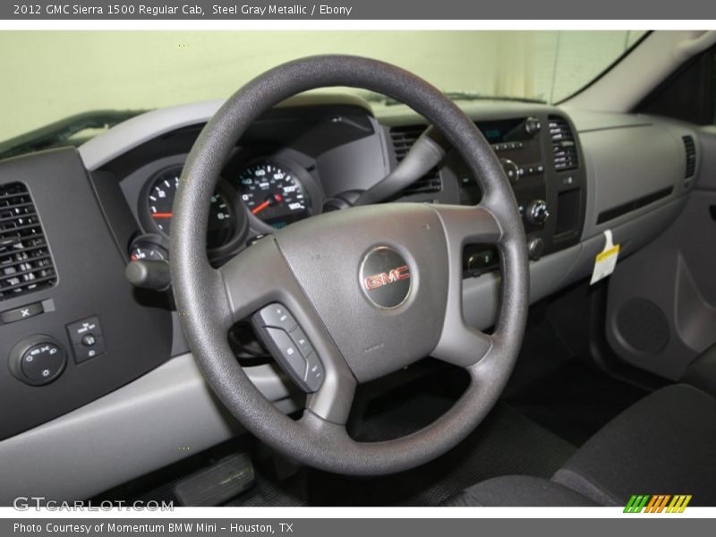 Steel Gray Metallic / Ebony 2012 GMC Sierra 1500 Regular Cab