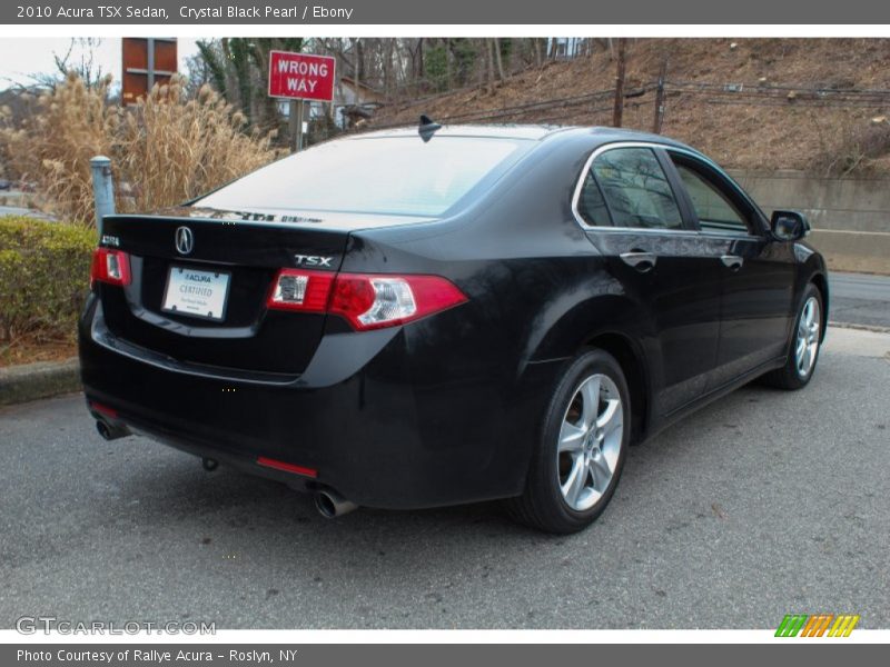 Crystal Black Pearl / Ebony 2010 Acura TSX Sedan