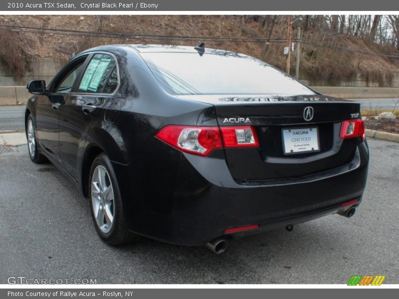 Crystal Black Pearl / Ebony 2010 Acura TSX Sedan