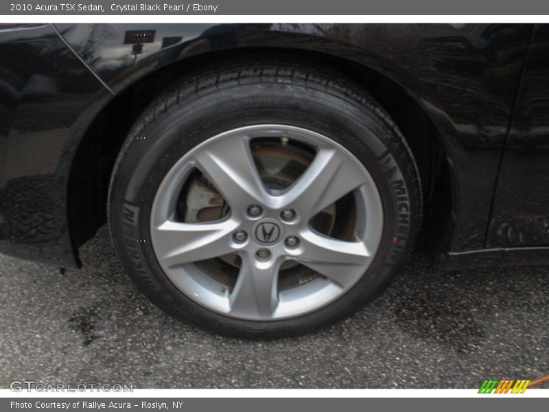 Crystal Black Pearl / Ebony 2010 Acura TSX Sedan