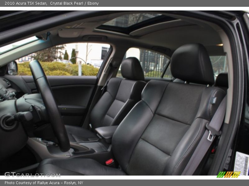 Crystal Black Pearl / Ebony 2010 Acura TSX Sedan