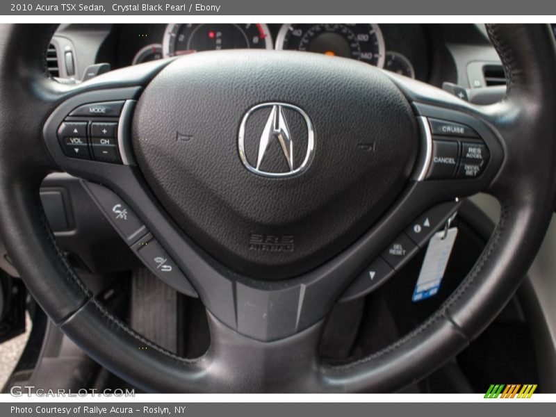 Crystal Black Pearl / Ebony 2010 Acura TSX Sedan