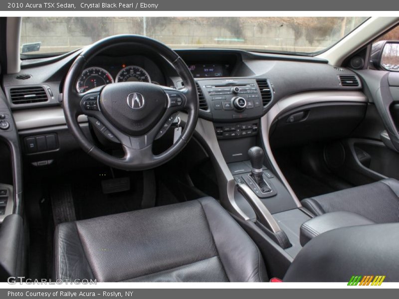 Crystal Black Pearl / Ebony 2010 Acura TSX Sedan