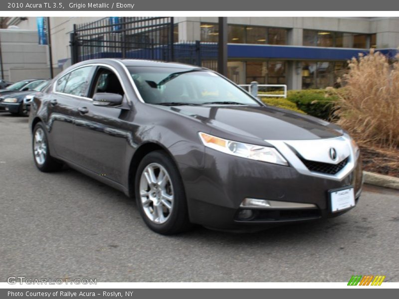 Grigio Metallic / Ebony 2010 Acura TL 3.5