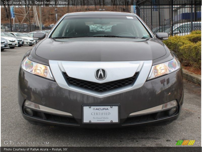 Grigio Metallic / Ebony 2010 Acura TL 3.5