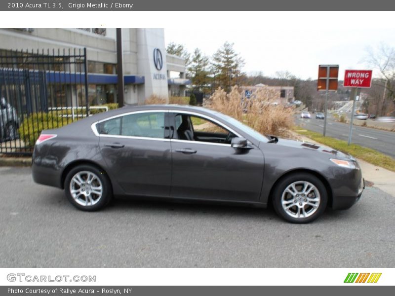 Grigio Metallic / Ebony 2010 Acura TL 3.5